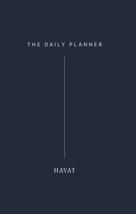 Midnight Blue - Hardback Daily Muslim Planner  6x9