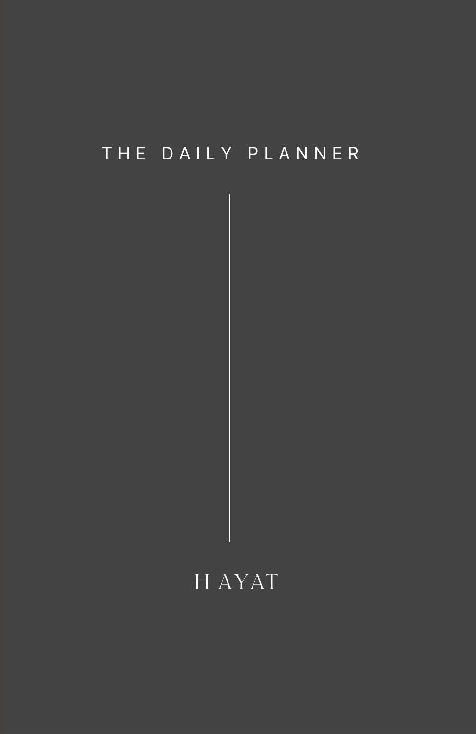 Kohl Hardback Daily Muslim Planner - 6x9