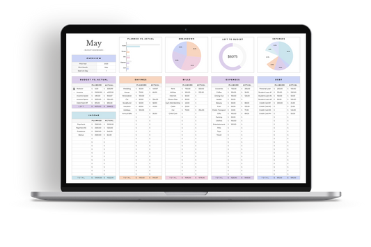 Monthly Budget Spreadsheet